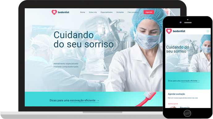 site-para-clinica